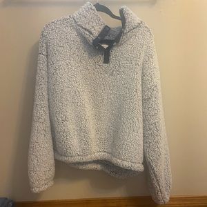 So brand Sherpa sweatshirt jacket